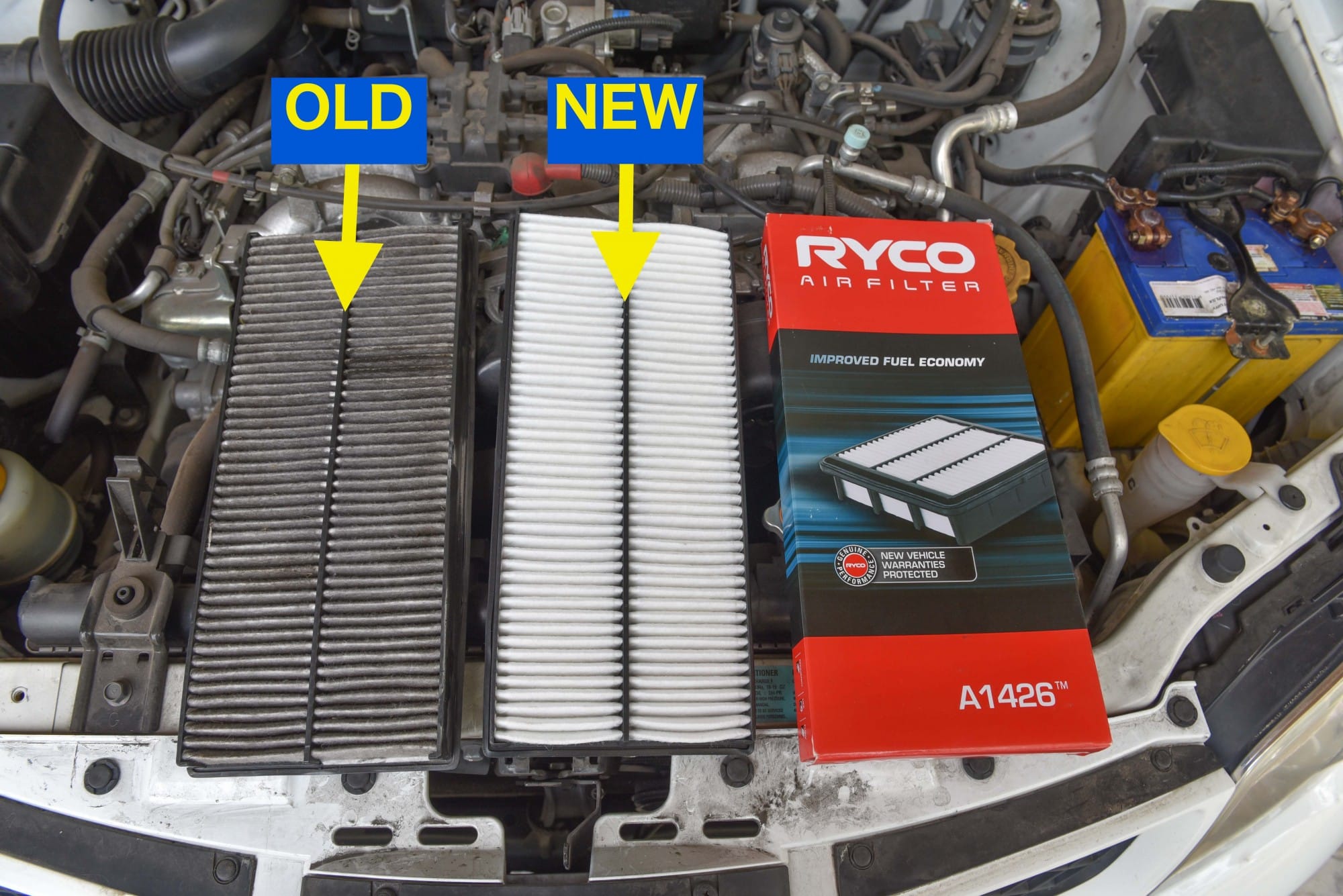 Subaru Air Filter Replacement Impreza EJ201 GD / GG AutoInstruct