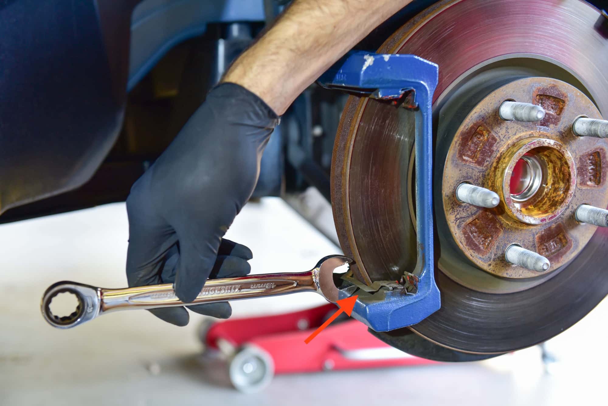 VE Commodore Front Caliper Removal