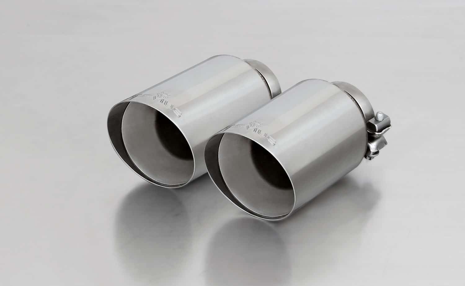 Remus Exhaust Tip - VW Mk7 Golf R - Straight-Cut Angled Chrome