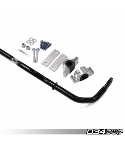 034 Motorsport Solid Adjustable Rear Sway Bar - Audi 8J/8P & VW Golf Mk5/Mk6 R/R32