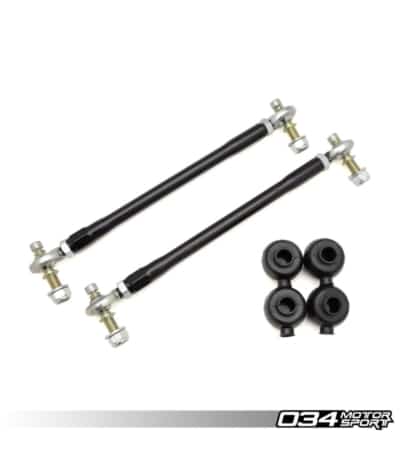 034 Motorsport Adjustable Front Sway Bar End Links - Audi A3/S3 + Golf, GTI, R