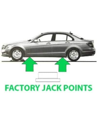 Burger Motorsports Jack Pad Adapter - Mercedes Benz