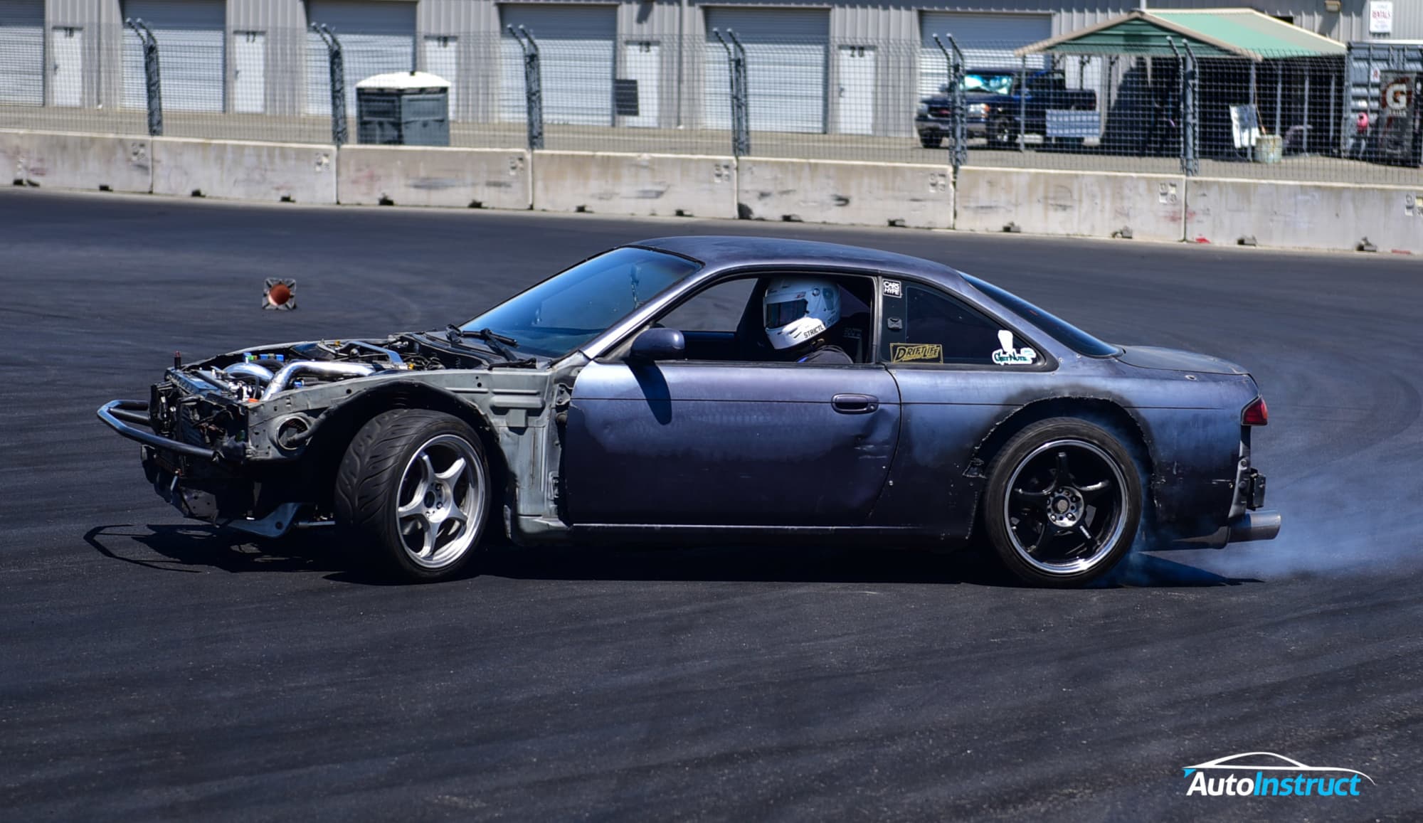 Drifting at Thunderhill Raceway