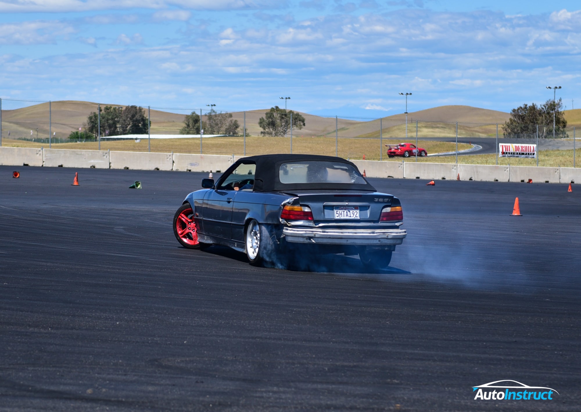 Drifting at Thunderhill Raceway