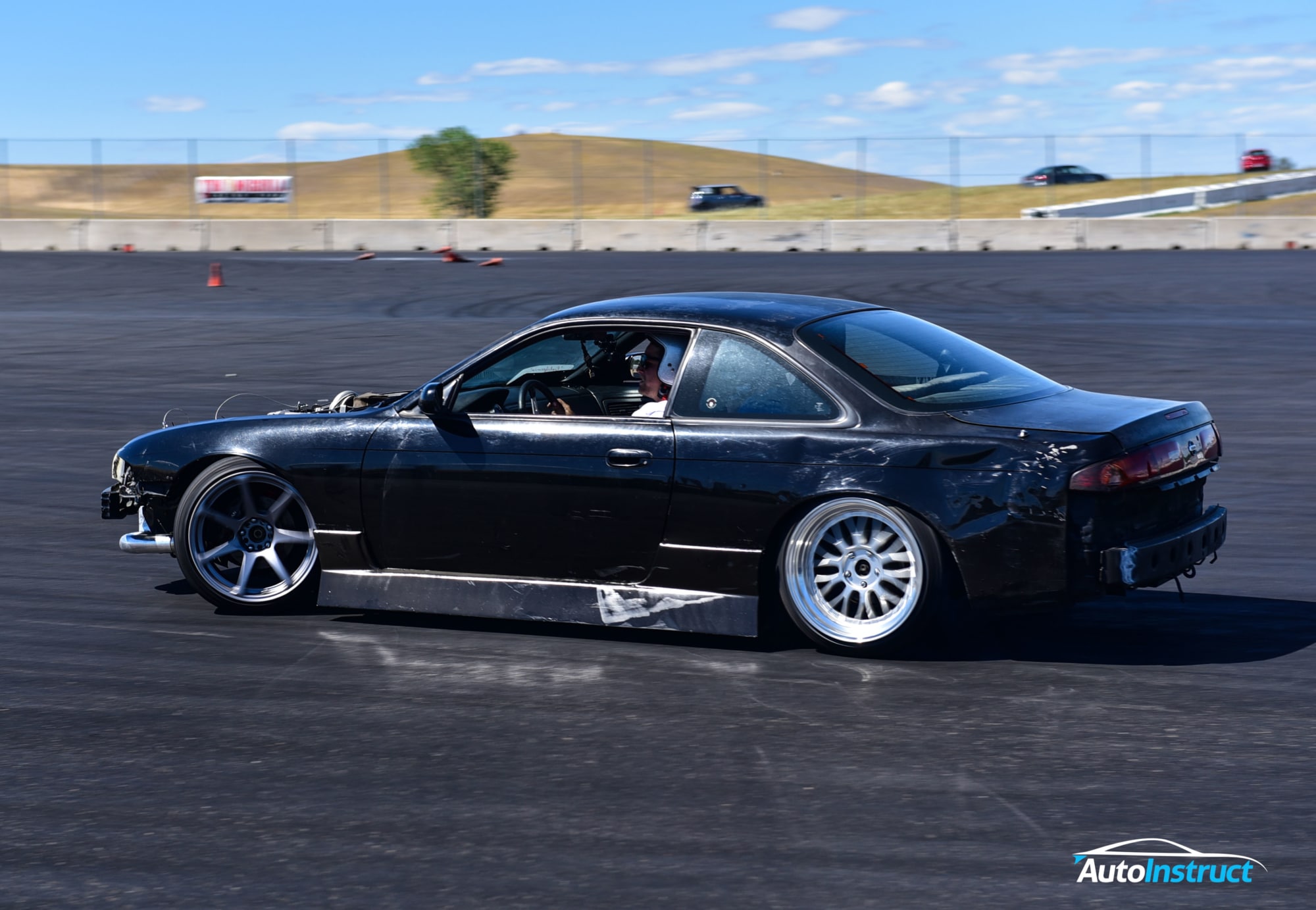 Drifting at Thunderhill Raceway