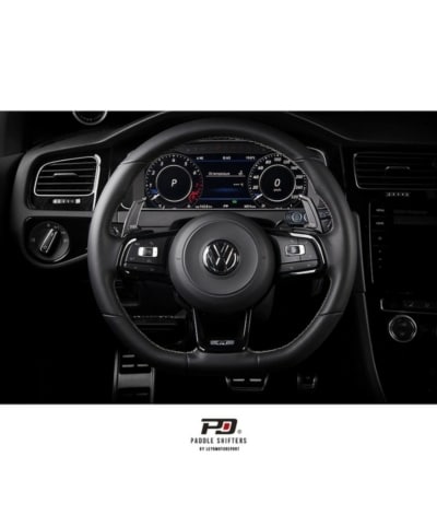 Leyo Motorsport VW MK7 Golf GTI / R Billet Paddle Shift Extension (Black)(Gen.2)