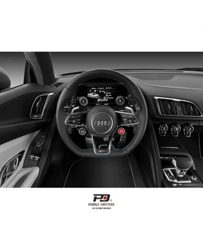 Leyo Motorsport Audi S Tronic Billet Paddle Shift Extension (Black)(v3)