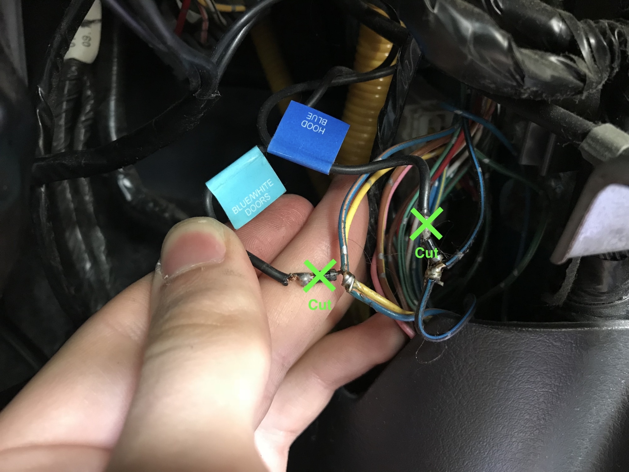 GC8 Impreza Brant Alarm Removal