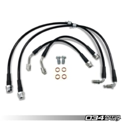 034Motorsport Stainless Steel Braided Brake Line Kit – Audi 8V RS3 (Facelift) / 8S TTRS