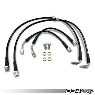 034 Motorsport Audi 8V.5 Braided BRake Lines