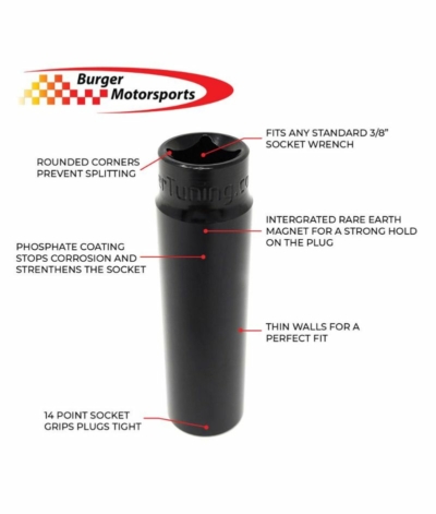 Burger Motorsports Magnetic Spark Plug Socket