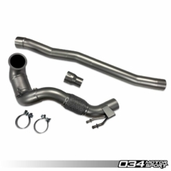 034Motorsport Cast Stainless Steel Performance Downpipe – MK7 Golf R & 8V Audi S3 AWD